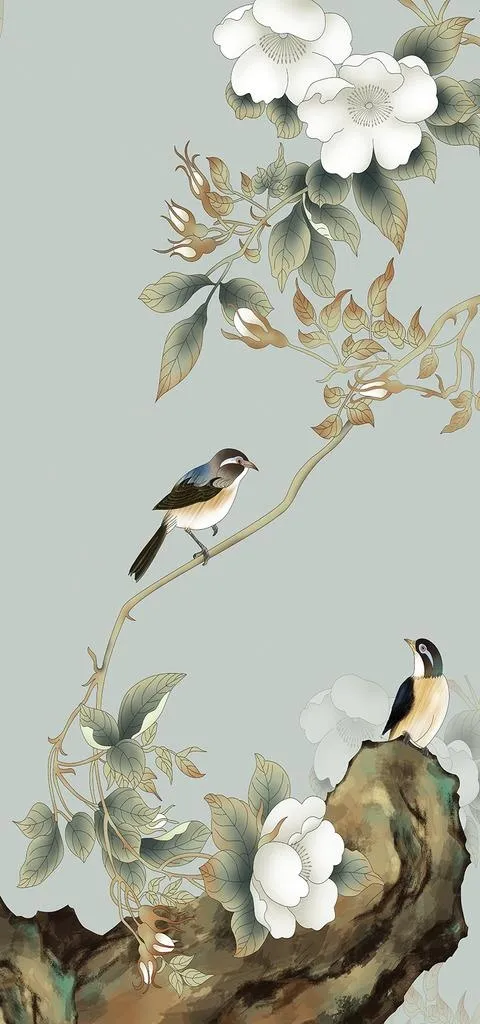 玉兰花玄关图片(4725X9448(DPI:100))psd模版下载