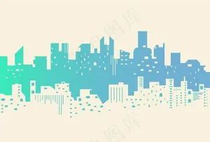 扁平风建筑图片