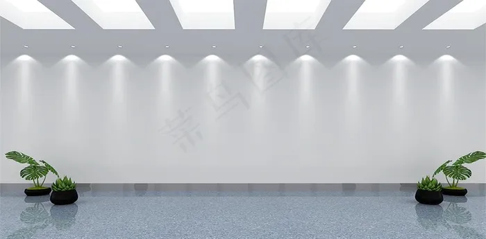 背景墙样机图片psd模版下载