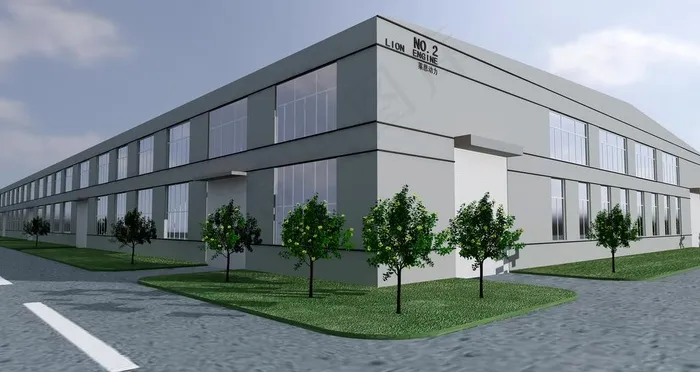 厂房外观  厂房鸟瞰图   厂图片