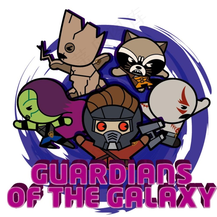 银河护卫队矢量图图片