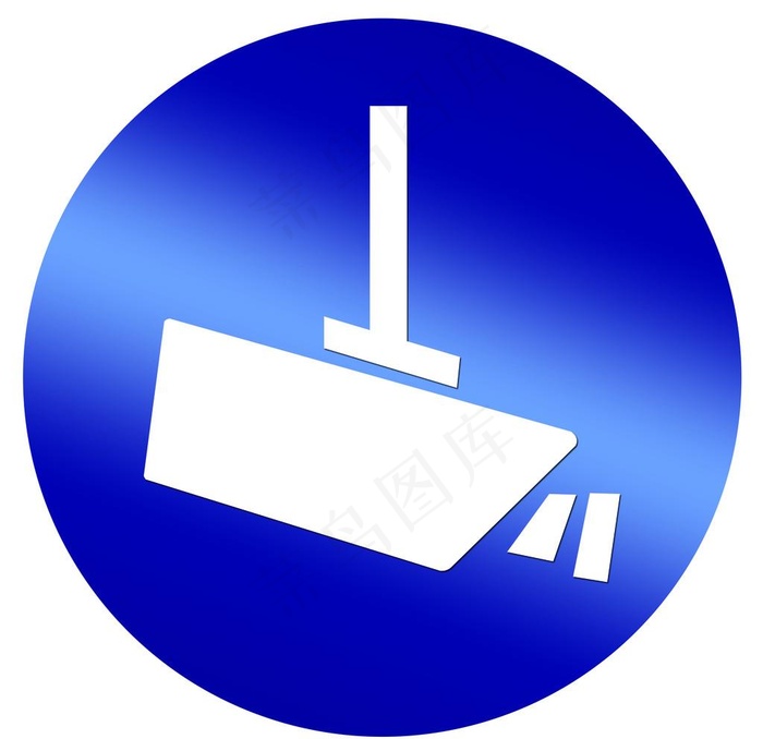 监控摄像头矢量符号图片