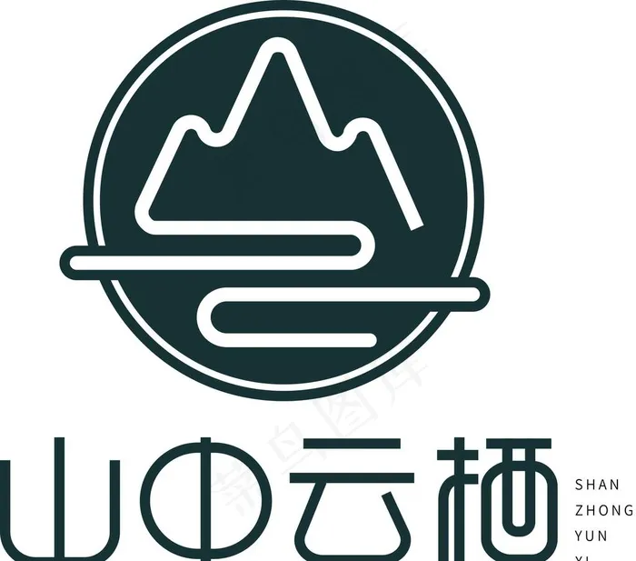 山 云 线描 白描 中国风 l图片ai矢量模版下载