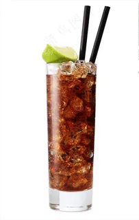 冰柠檬可乐饮品图片