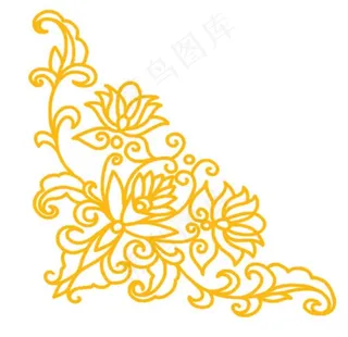 中秋节花边边框设计图片