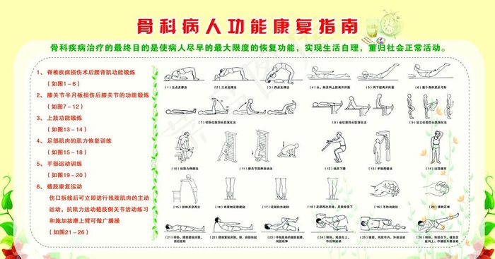 骨科病人功能康复指南图片