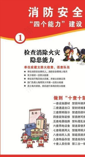 消防安全四个能力图片