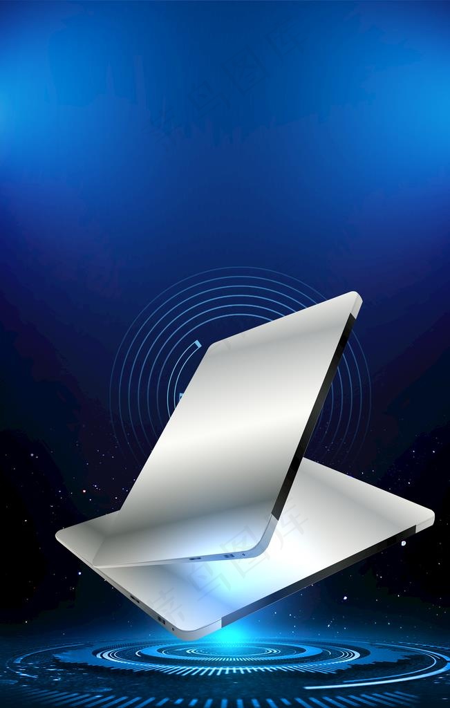 蓝色科技背景图片