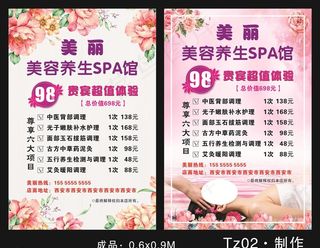 美容 养生 SPA 海报图片