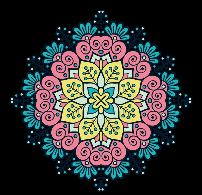 透明底花纹图片