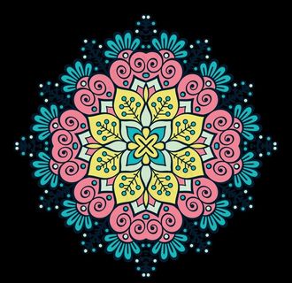 透明底花纹图片