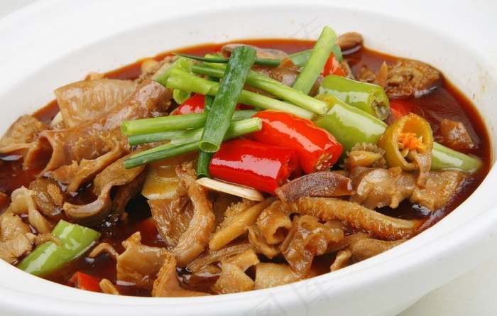 砂锅风味牛杂图片