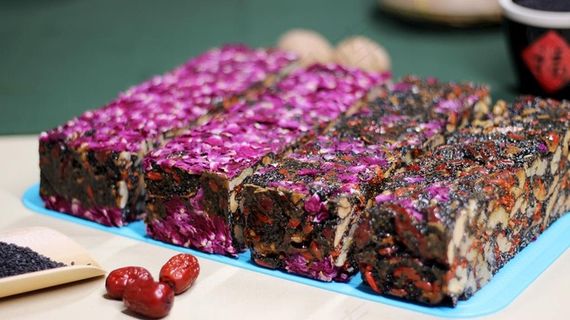 阿胶糕切条图片