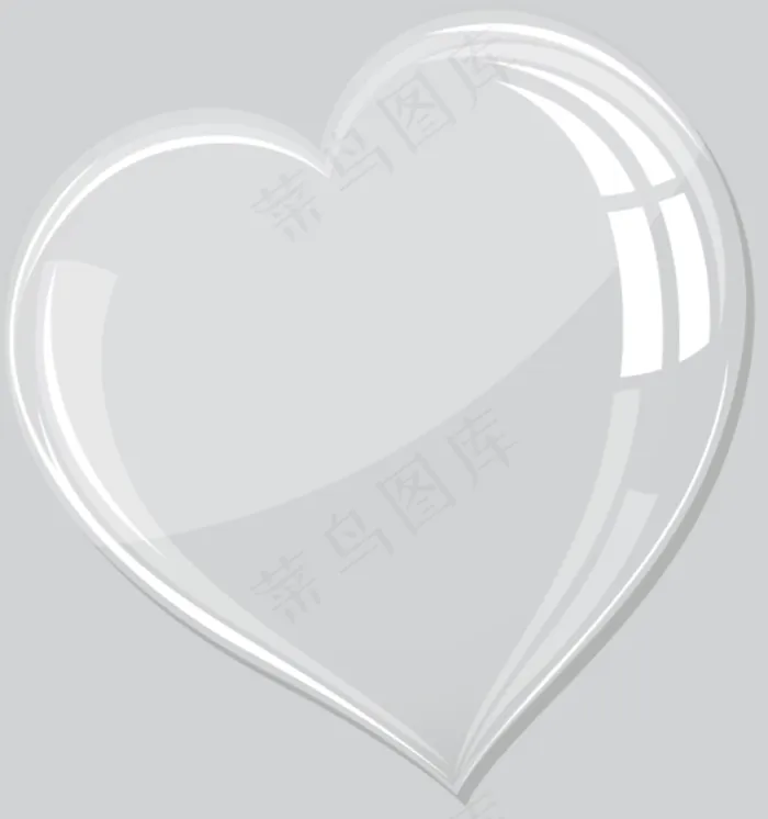 透明 心图片ai矢量模版下载