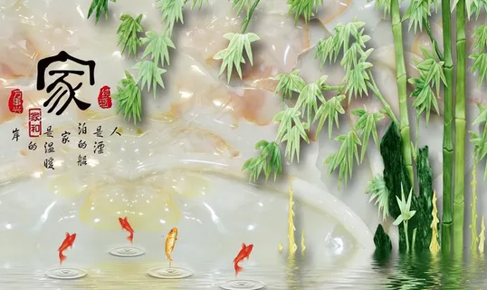 装饰画背景墙图片