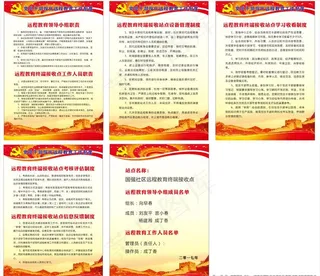 全套党员*现代远程教育制度图片