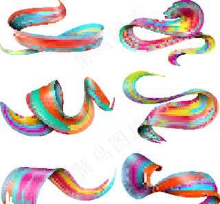 动感彩色线条图片