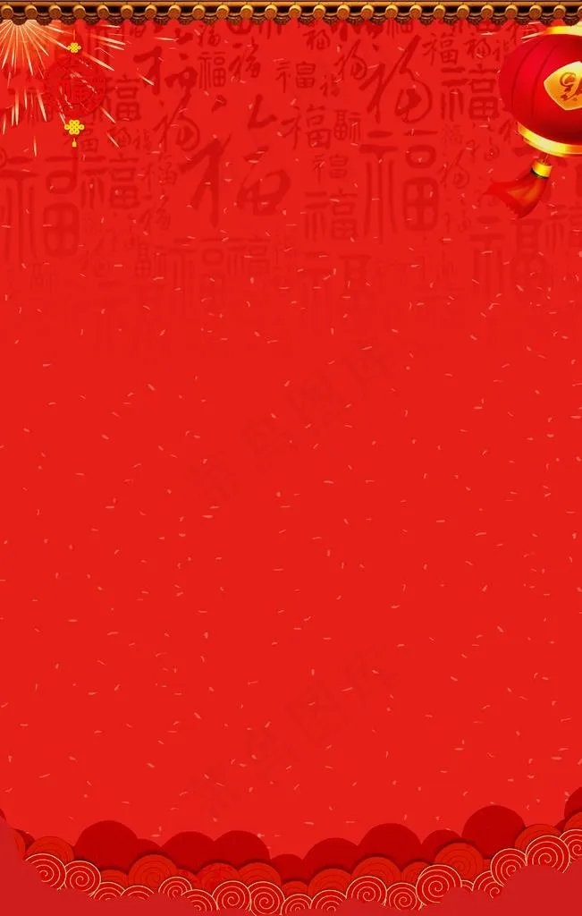红色古典背景图片(4724X7087(DPI:200))psd模版下载