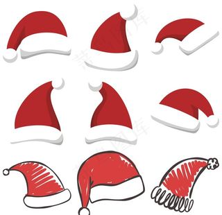 卡通圣诞帽图片