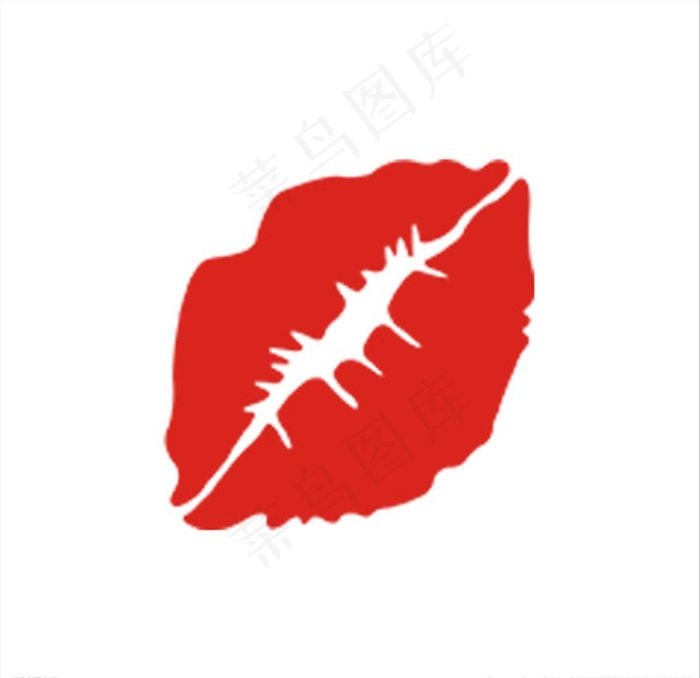 红唇印CDR矢量图图片