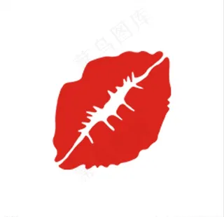 红唇印CDR矢量图图片