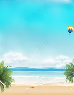 海滩背景图片 海滩背景图片