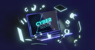 笔记本电脑样机图片