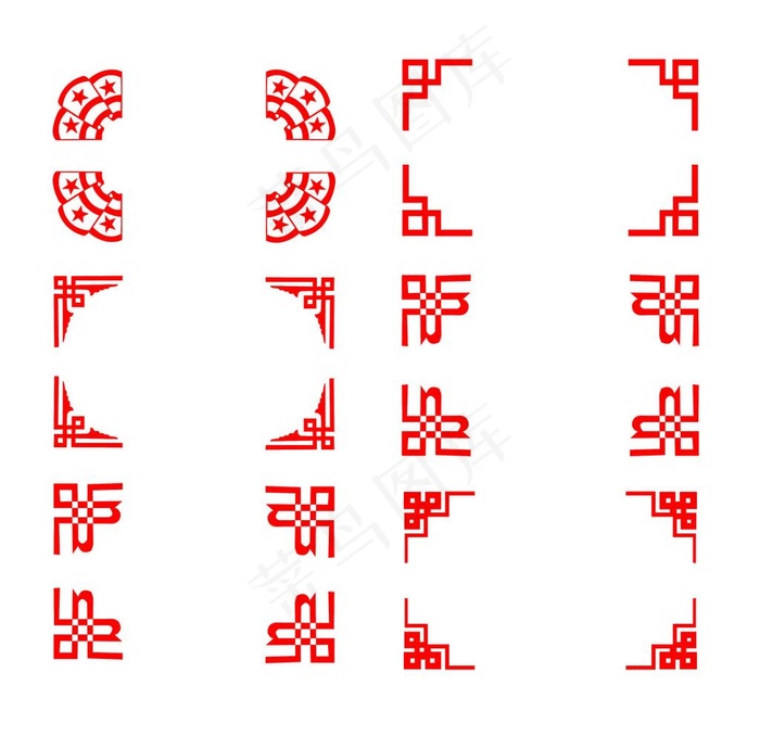 红色古典边框图片