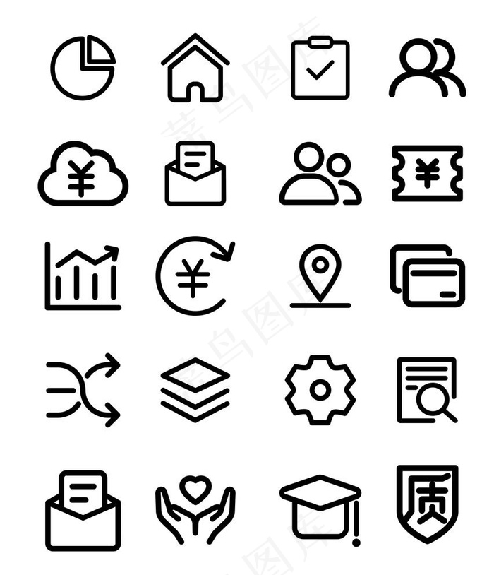 矢量图标图片ai矢量模版下载