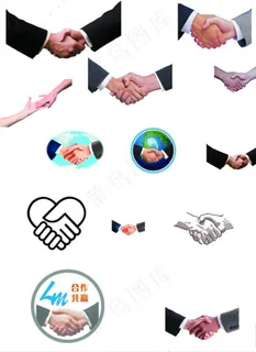 合作握手素材图片