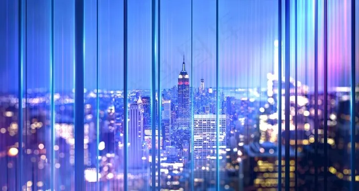 城市夜景图片