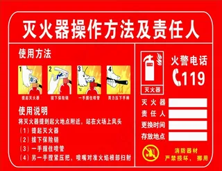 灭火器图片