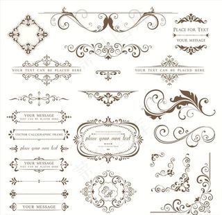 花纹 标题框图片