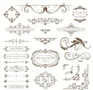 花纹 标题框图片