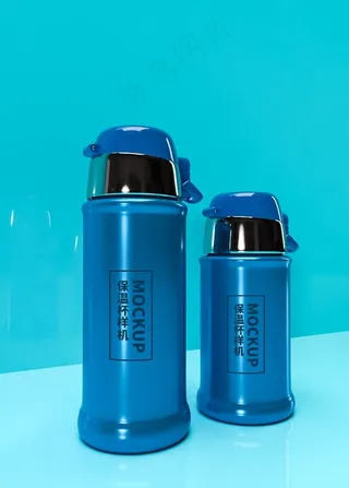 保温杯样机图片