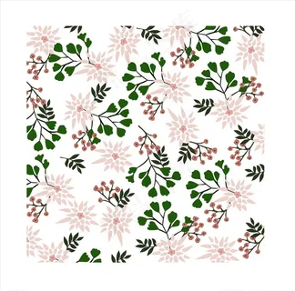 植物花卉四方连续矢量图下载图片