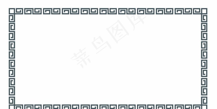 中式边框图片ai矢量模版下载