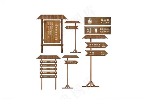 景区导视图图片