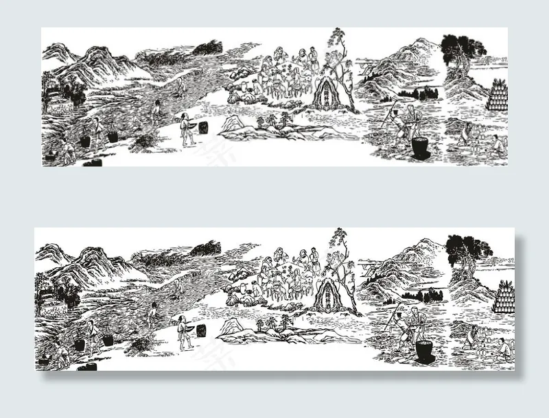 酿酒图图片cdr矢量模版下载