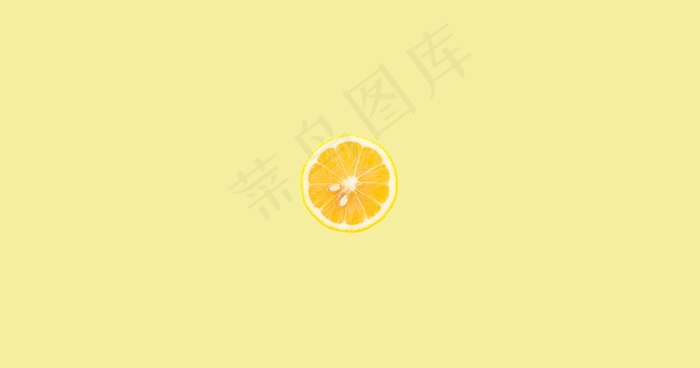 简约黄柠檬电脑壁纸图片