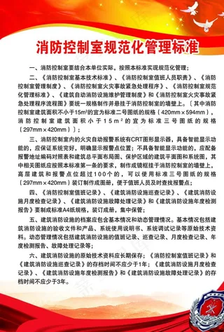 消防控制室规范化管理标准图片