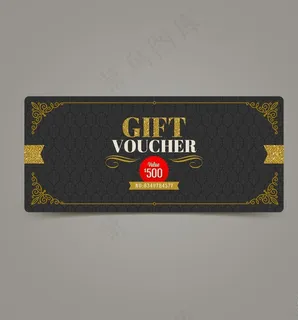 门票卡片票优惠券模板设计素材图片