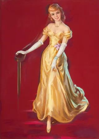 欧洲油画美女图片