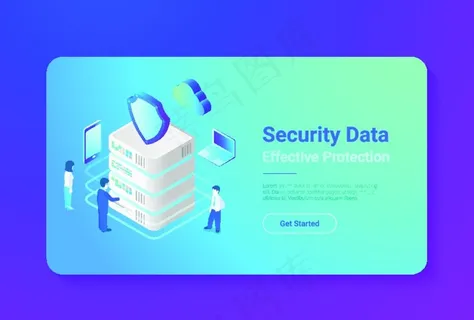 商务金融主题等距插画4图片