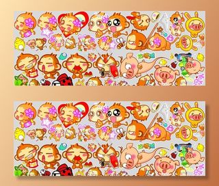 悠嘻猴墙纸贴花图片