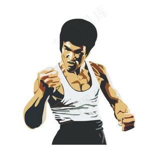矢量李小龙图片