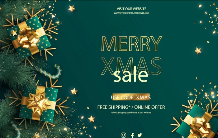 圣诞节海报图片