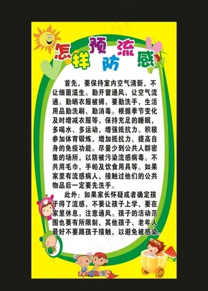 流感预防图片