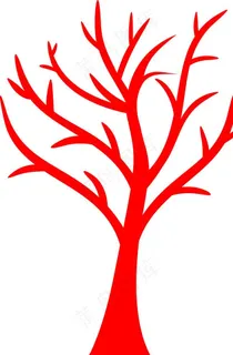 树枝 树杆 发财树 红包树图片