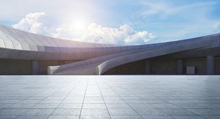 建筑城市高端地面天空企业背景图片